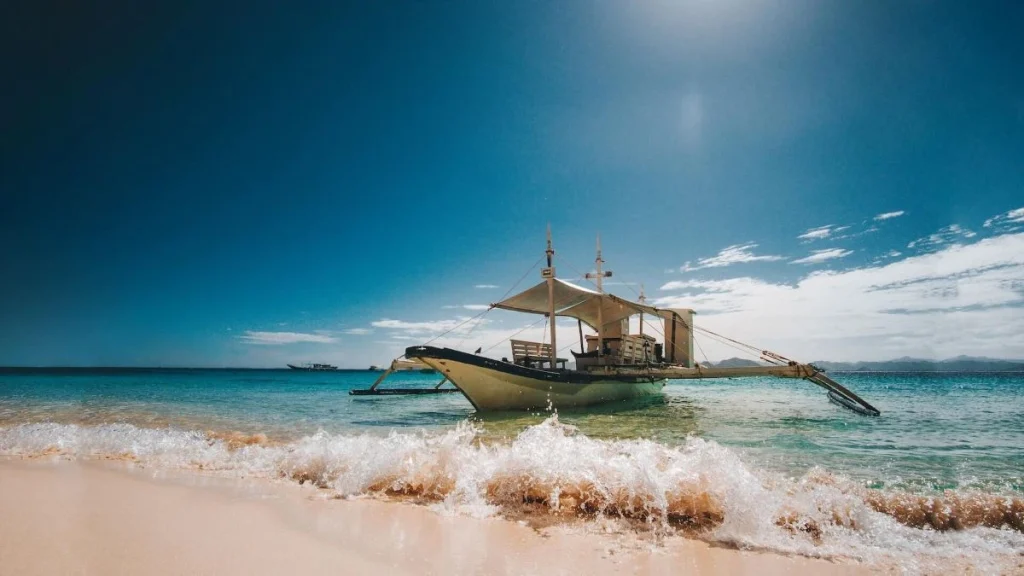 Boat on a beach