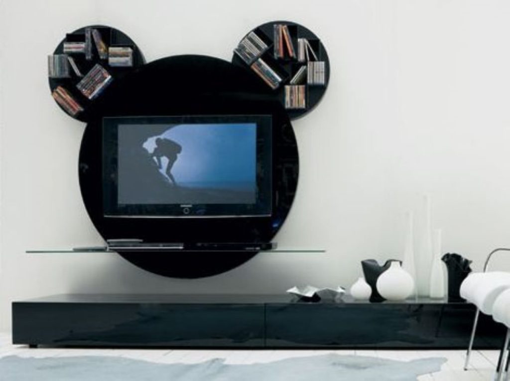 Hidden Mickey TV stand