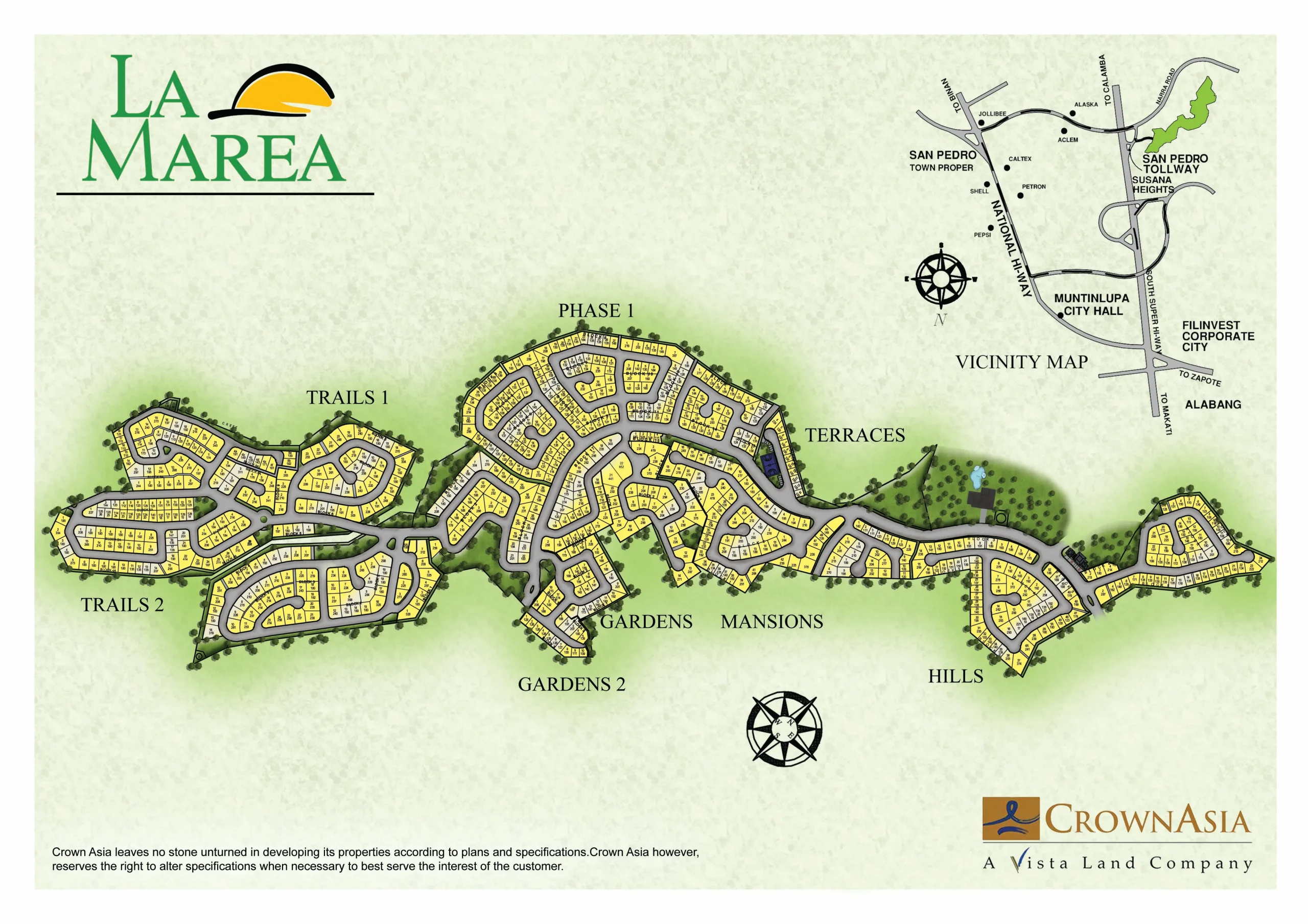 La Marea Site Map