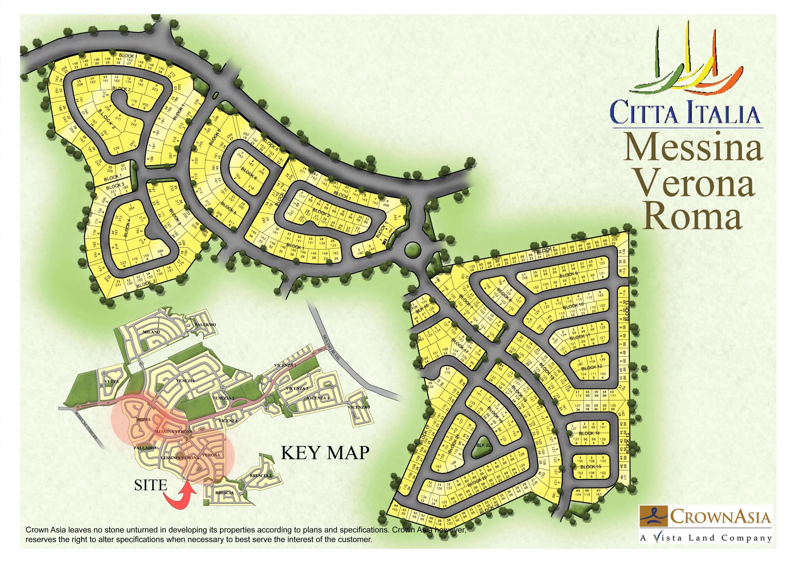 Roma Messina Verona Site Map