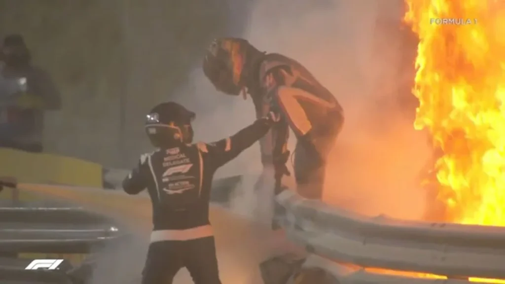 Romain-Grosjean-crash