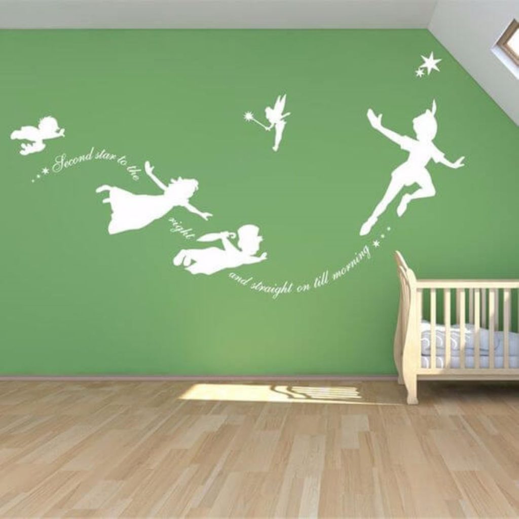 Wooden wall decal from Peter Pan