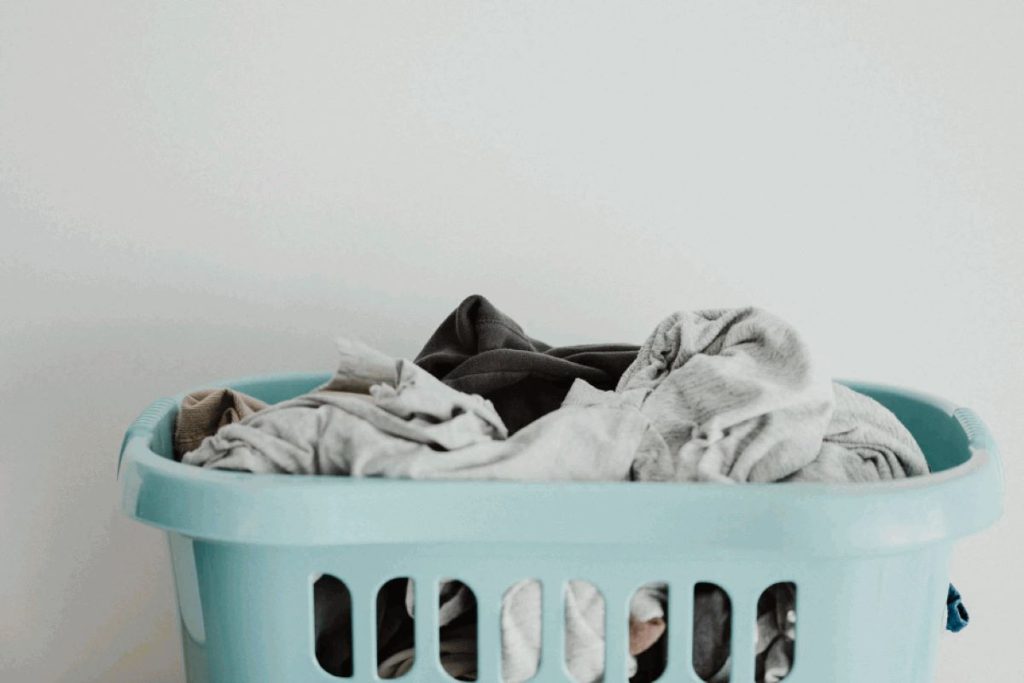 photo of a basket of laundry