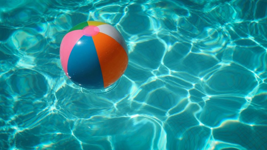 photo of a beach ball