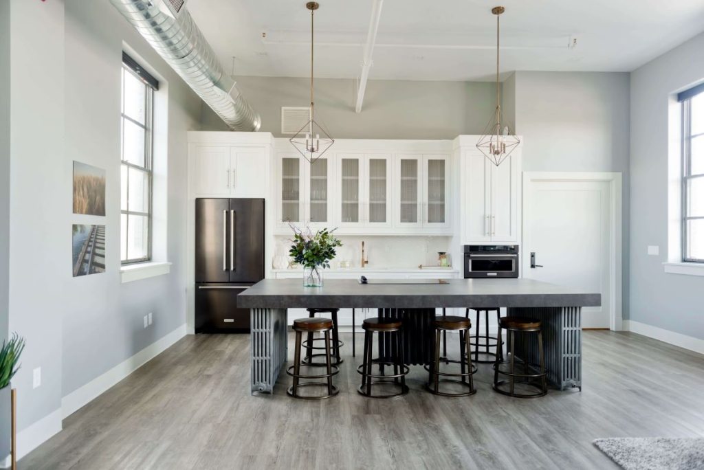 photo of a kitchen counter