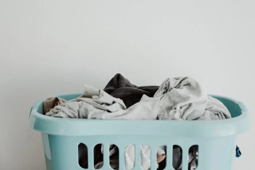 photo of a laundry basket