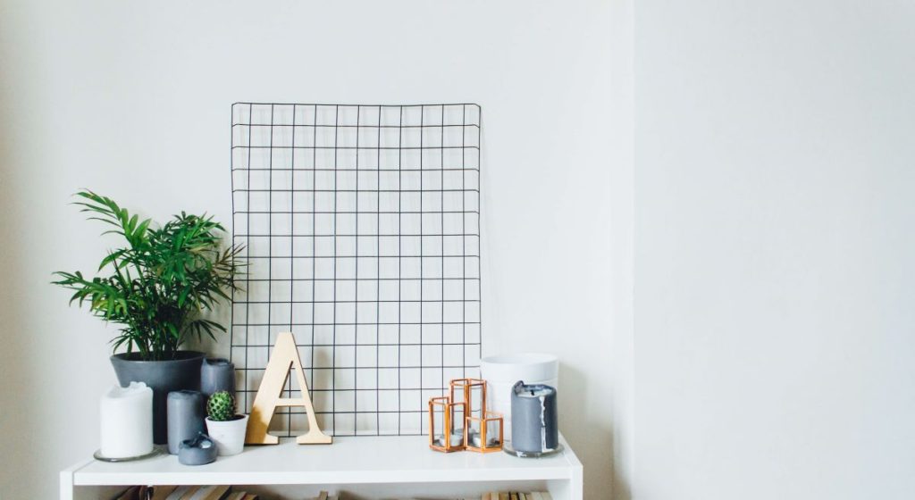 photo of a minimalist house set up with a white paint