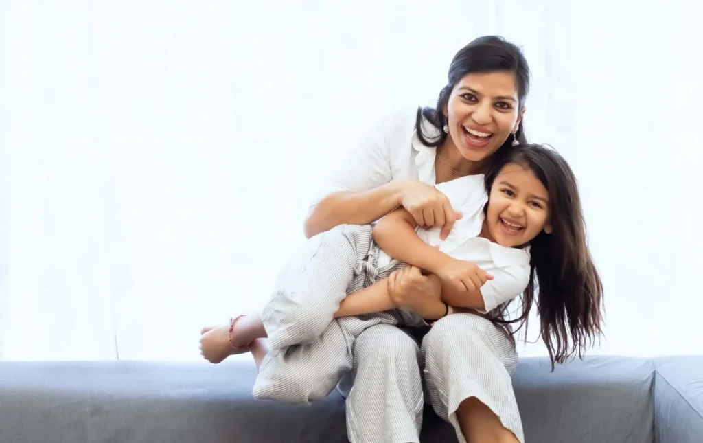 photo of a mother and daughter