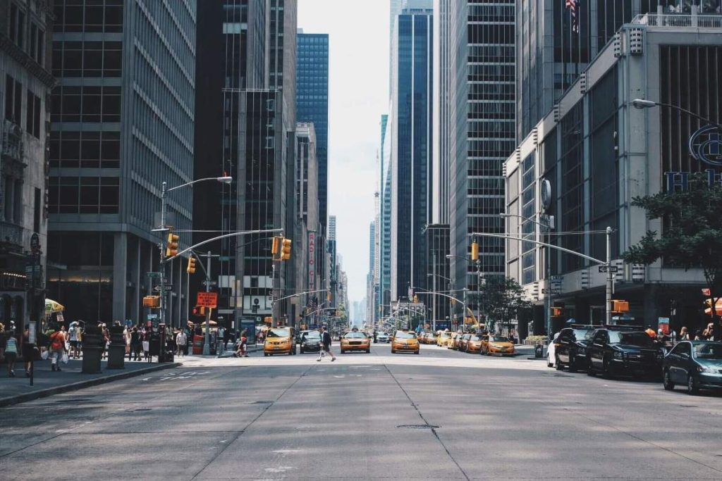 photo of a new york street