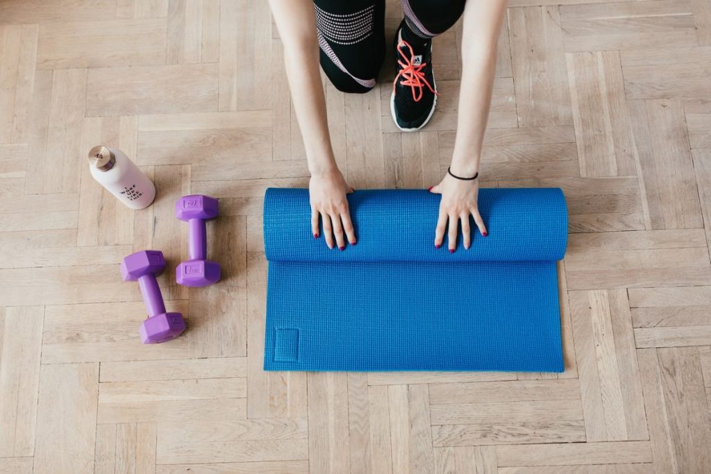 photo of a yoga mat