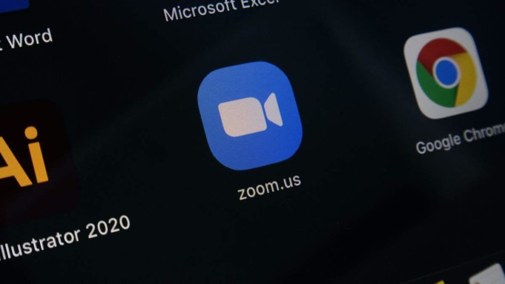 photo of a zoom icon