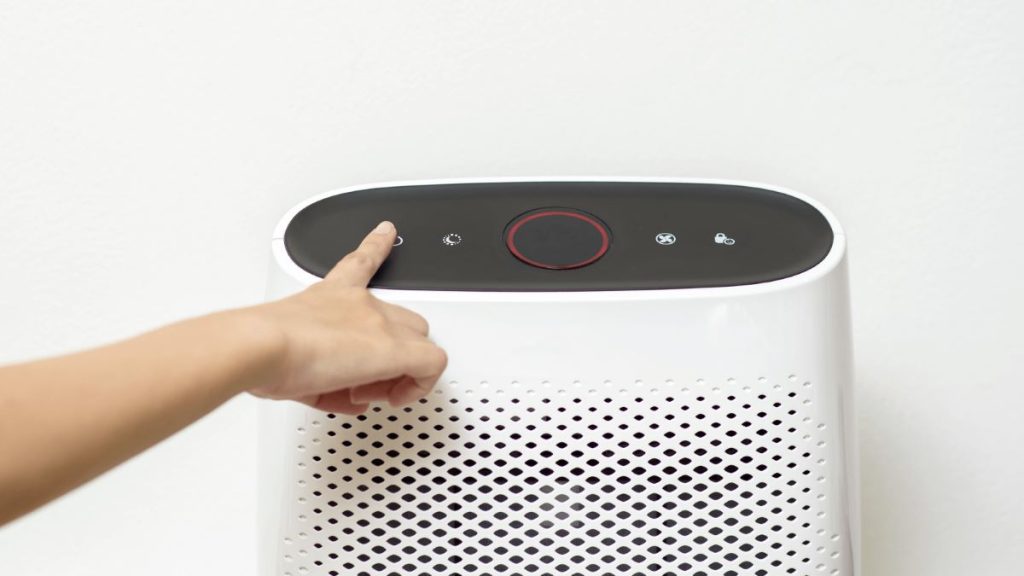 photo of an air purifier