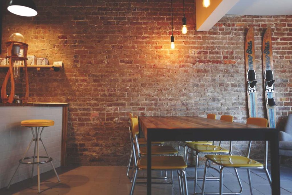 photo of an empty coffee shop