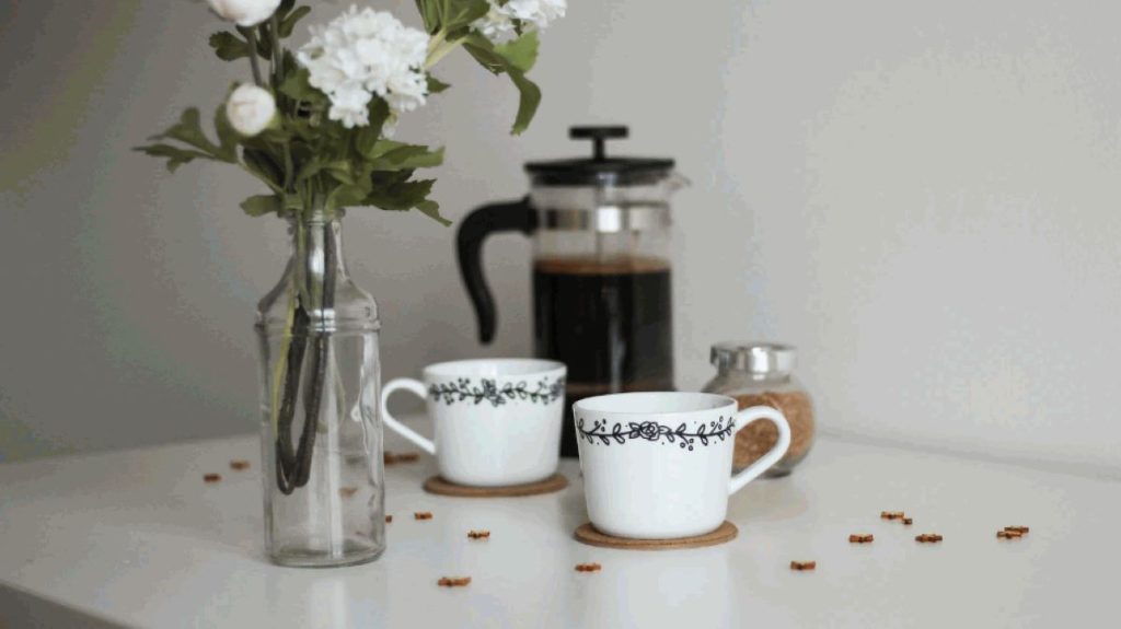 photo of coffee set