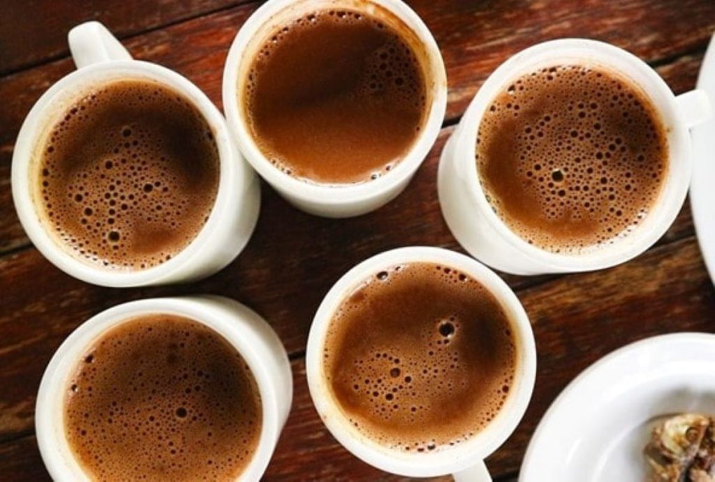 photo of six cups of coffee