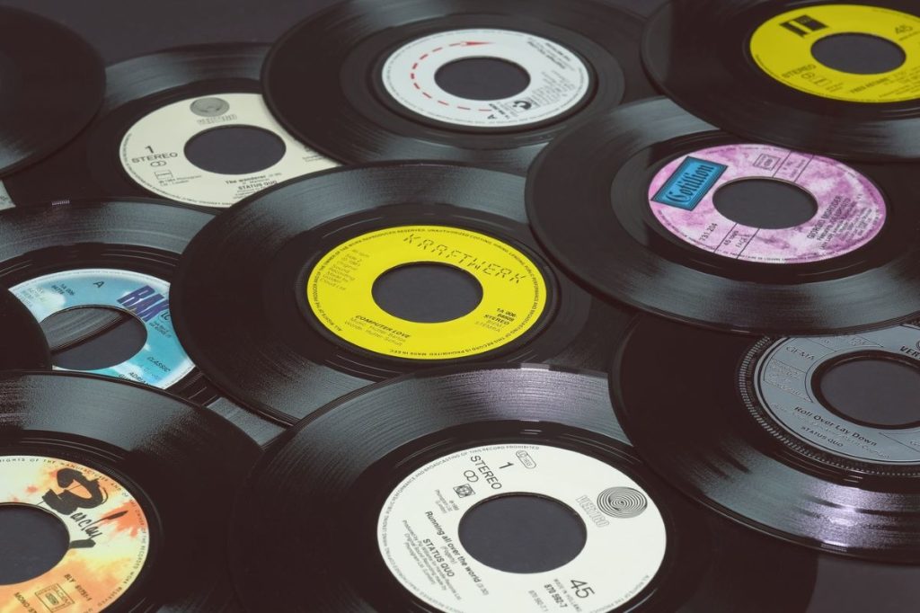 photo of vinyl records