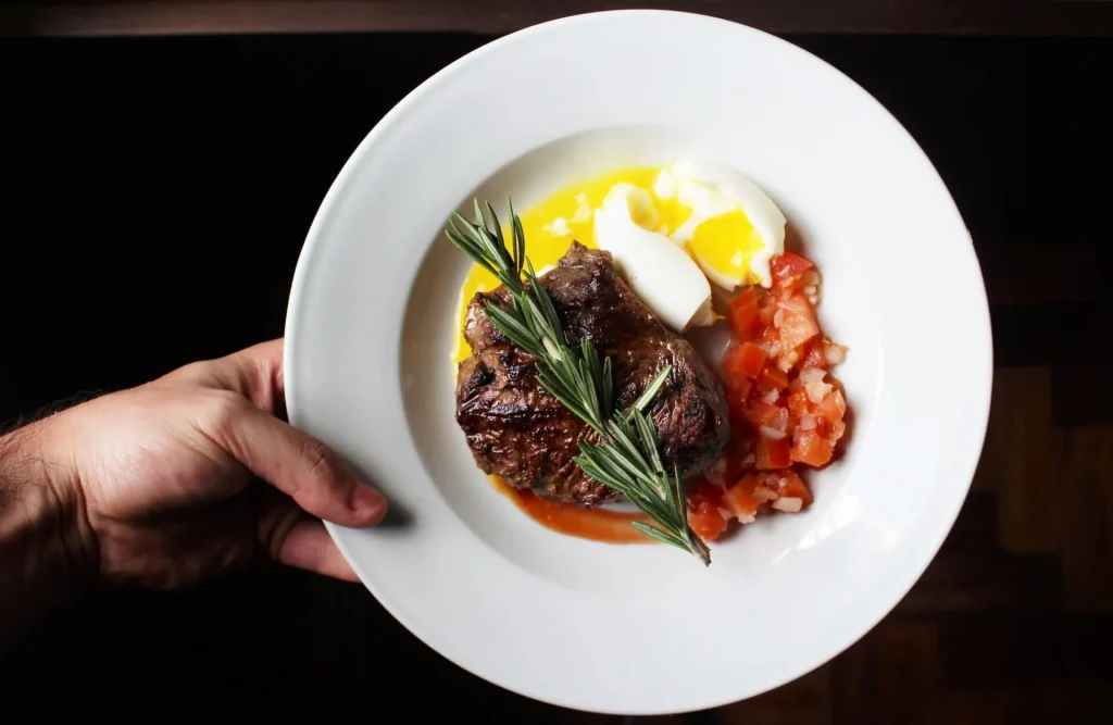 food on ceramic dinnerware Dinnerware must be taken into account