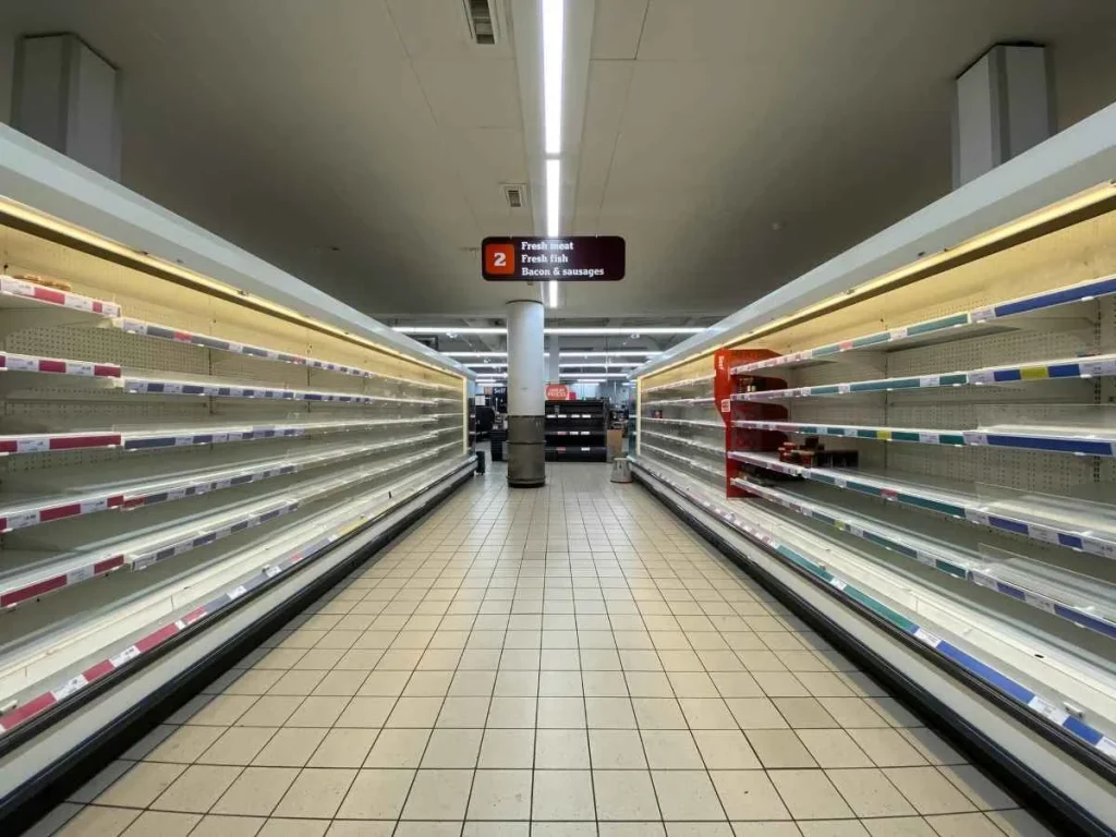 Empty-grocery