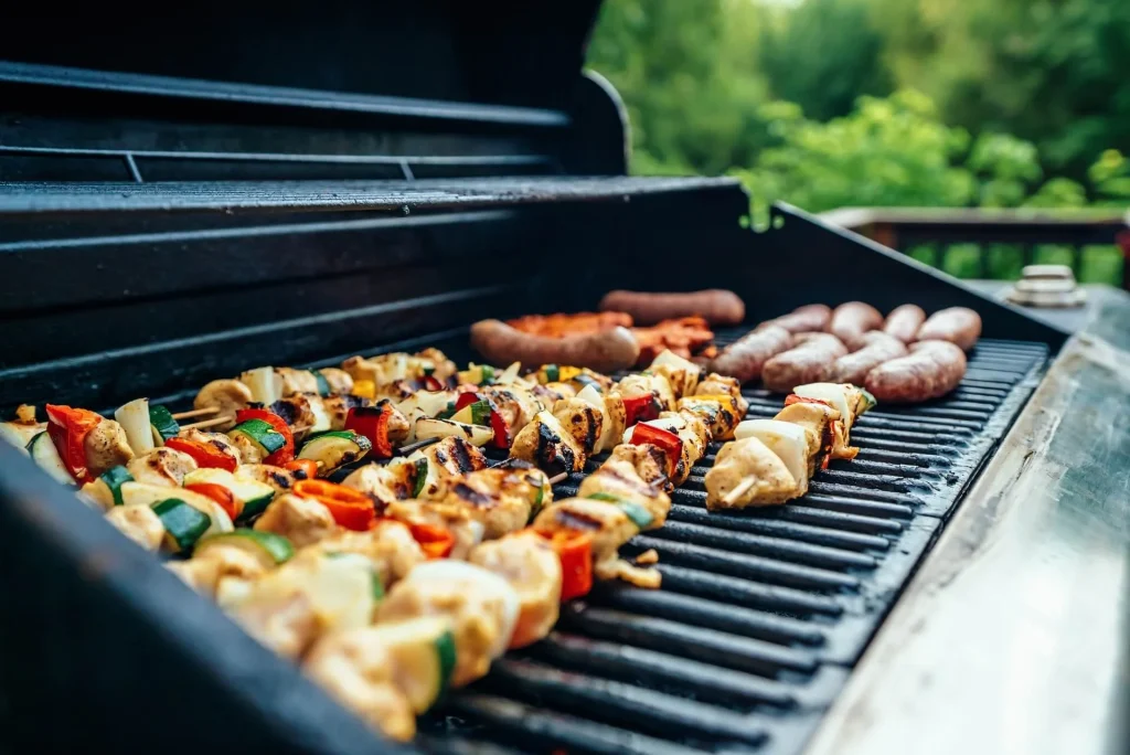 Food on a grill Food-on-a-grill