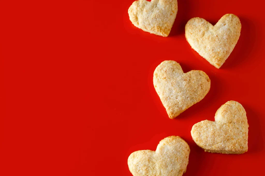 Freshly-Baked-Chocolate-Chip-or-Sugar-Heart-Shaped-Cookies