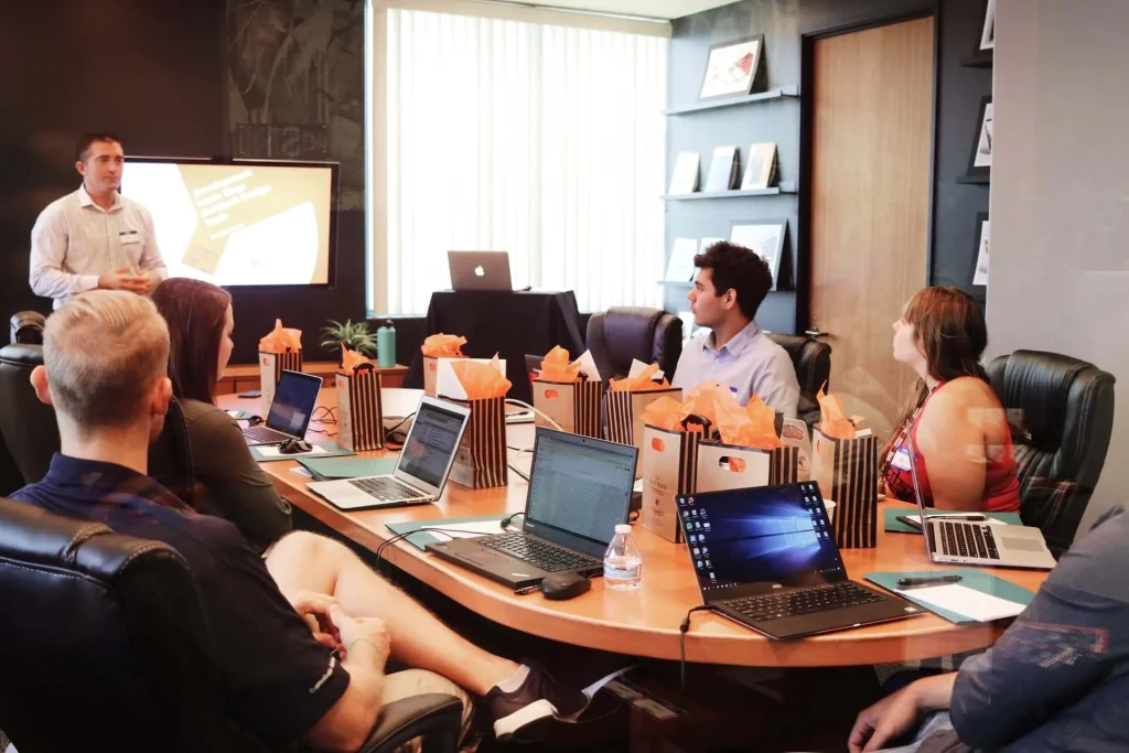 People in a meeting People-in-a-meeting