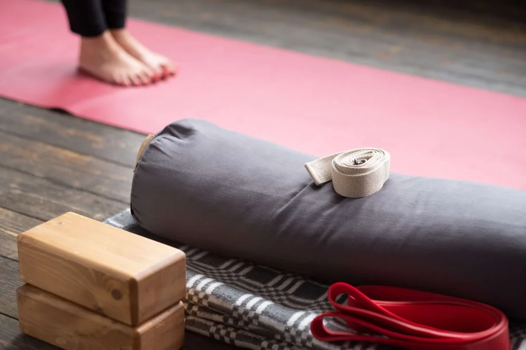 Prepare-your-equipment-for-practicing-yoga