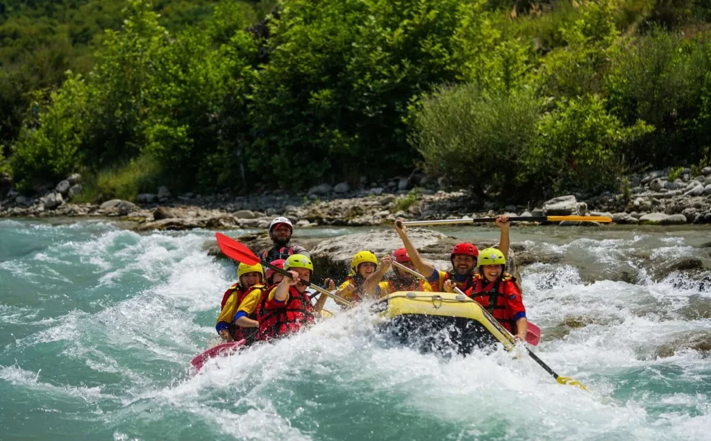 Show off that family bond with whitewater rafting