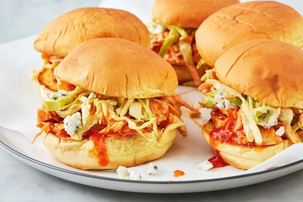 Shredded-Chicken-Sliders