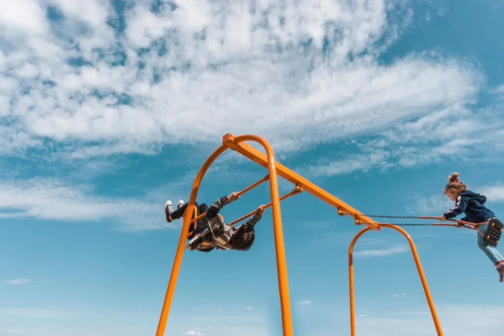 children-on-a-swing