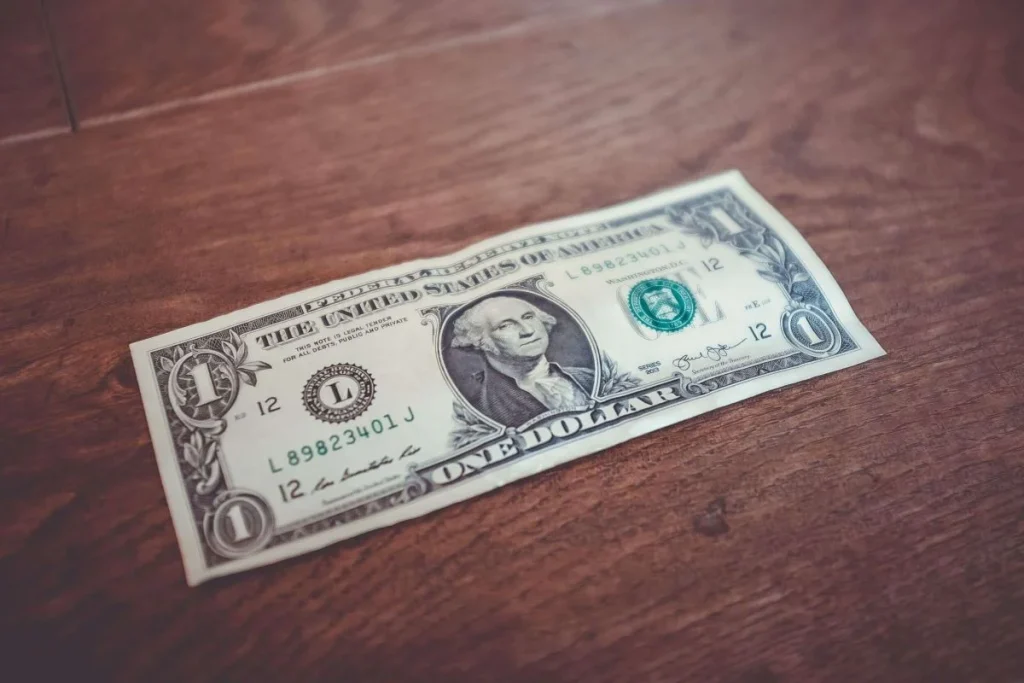 photo of a dollar