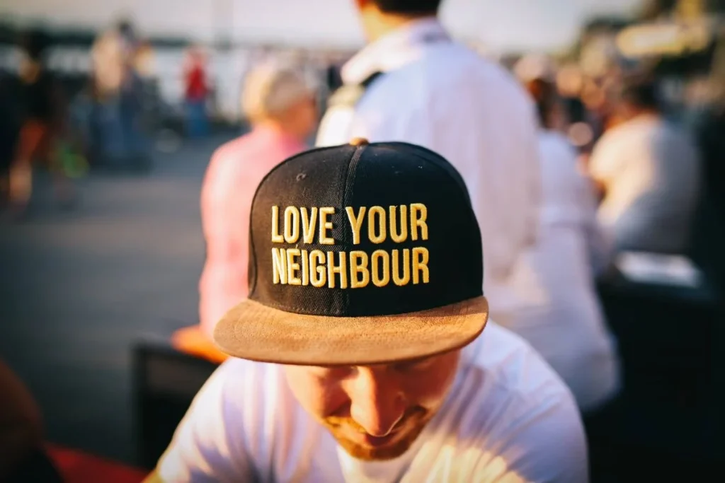 photo of a hat with good neighbor