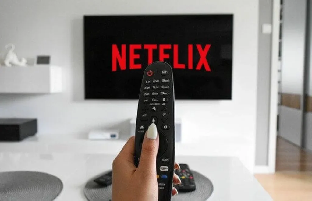 photo of netflix on the tv