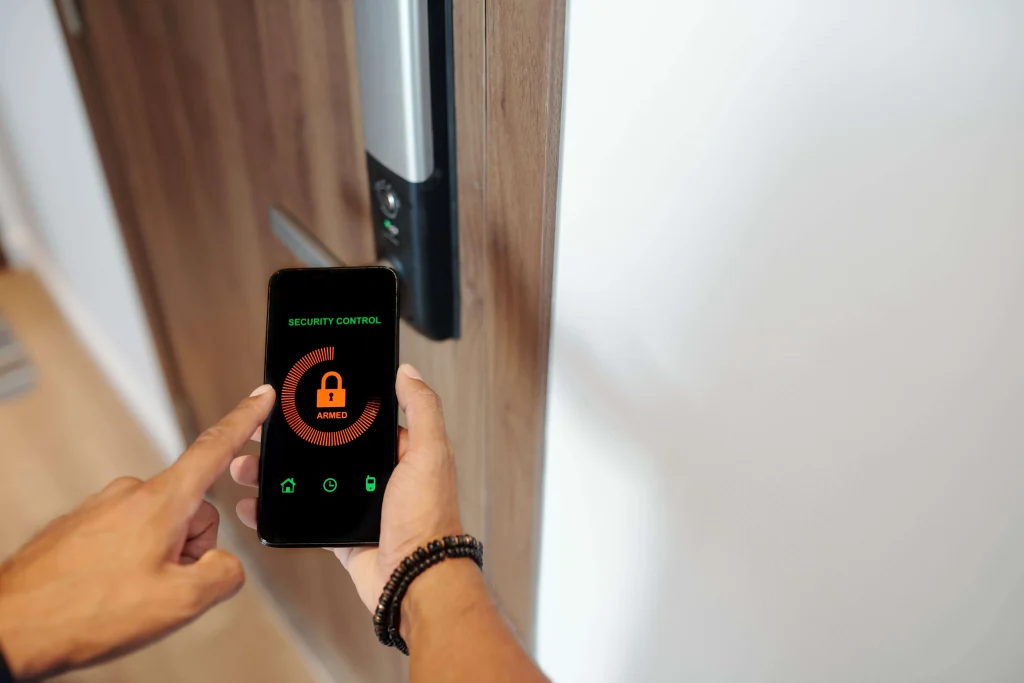 A smart lock can let you select which guests can have access to your home