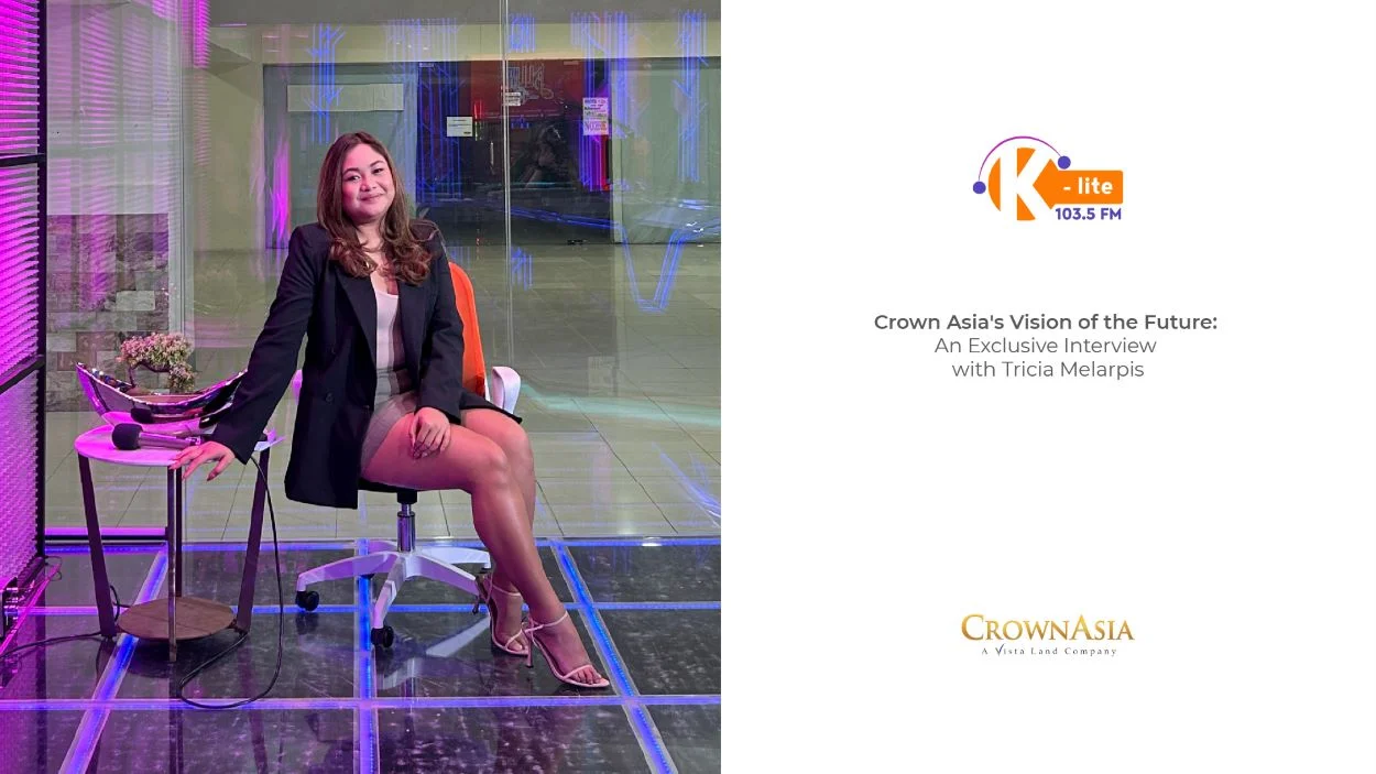 Crown Asias Vision of the Future An Exclusive Interview with Tricia Melarpis on K-Lite Radio Station