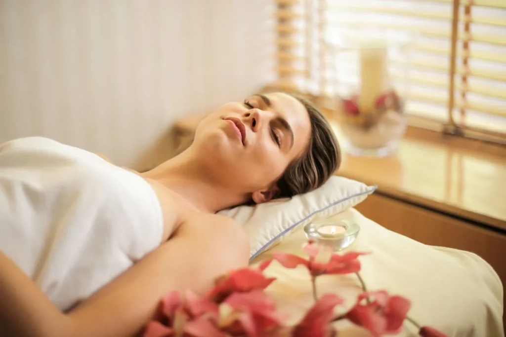 woman in spa woman in spa