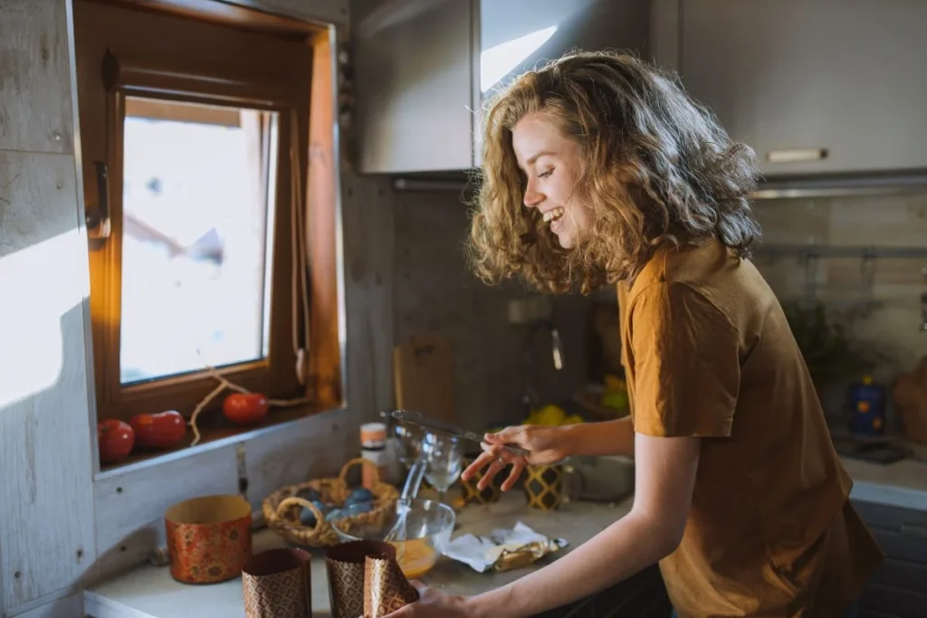 woman in the kitchen