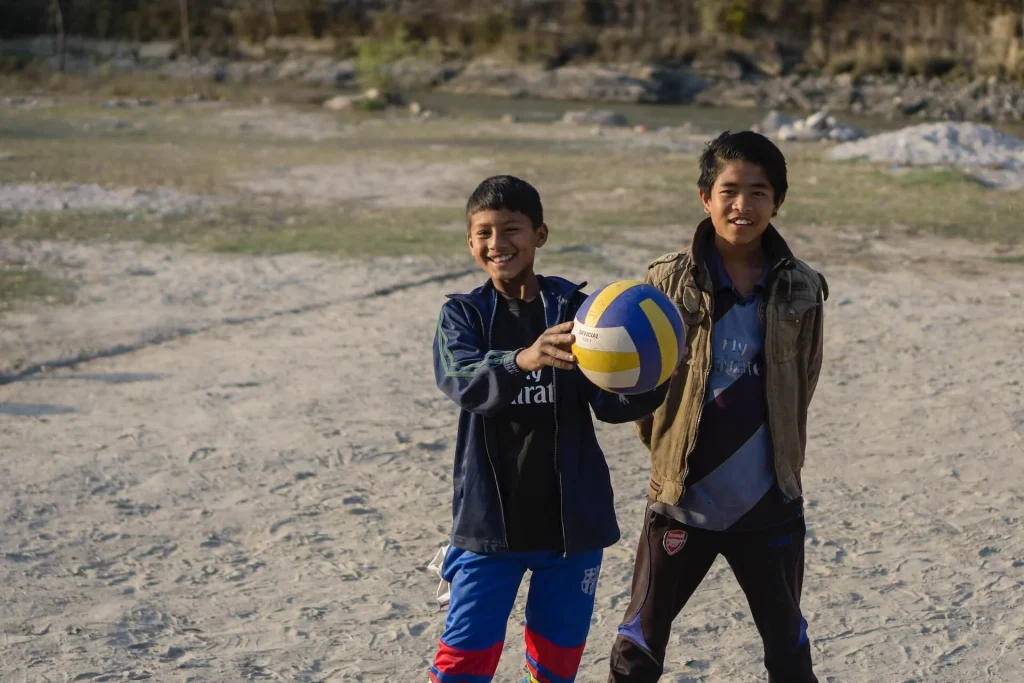 A Good Volleyball Game Can Encourage Self-Growth in the Children's Mind