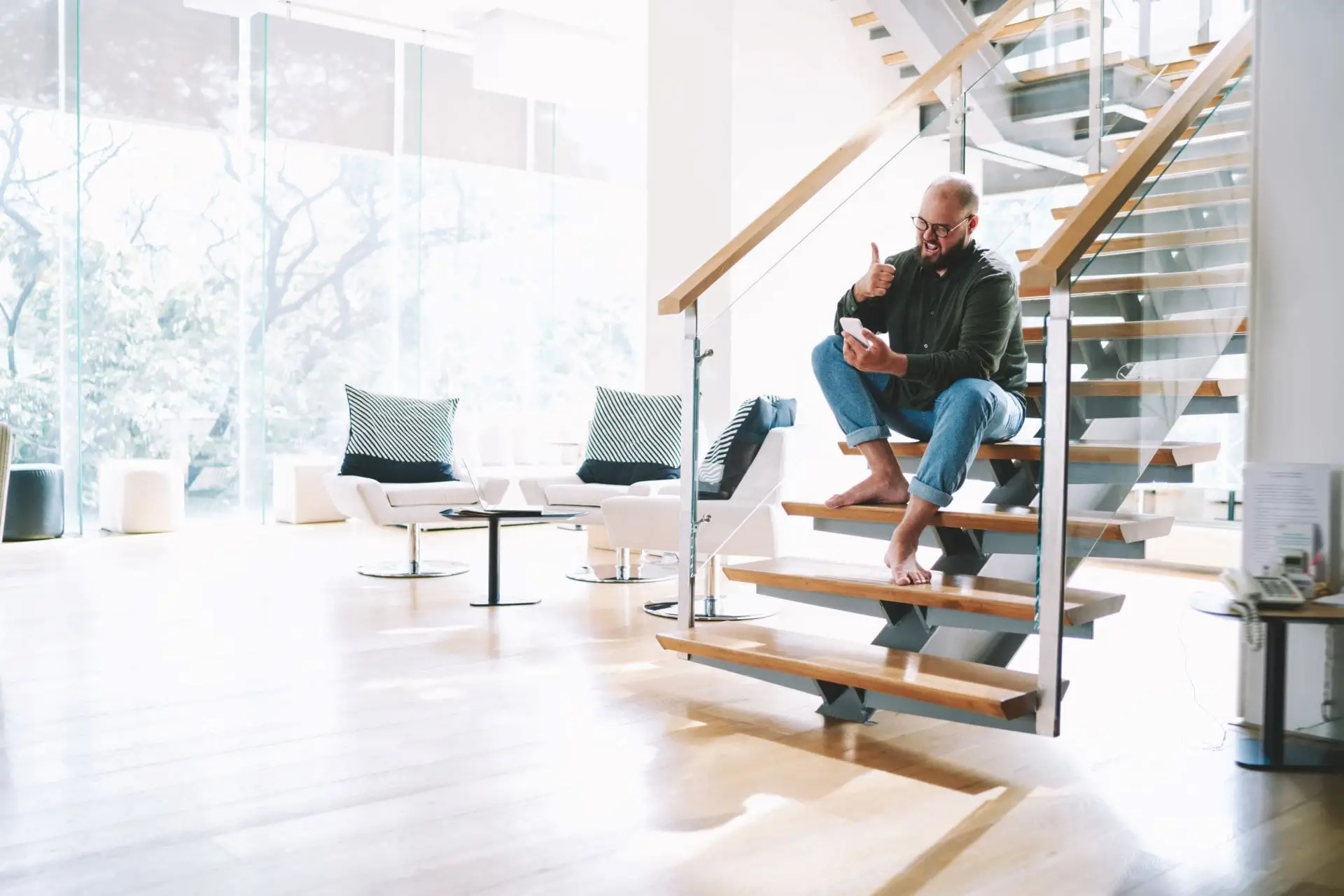 house stairs