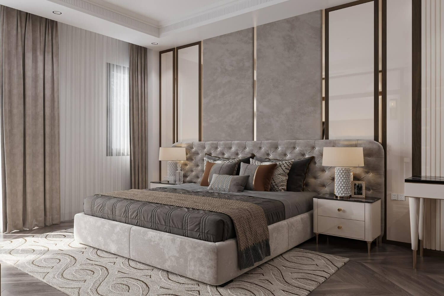 Luxury bedroom design that define grandeur
