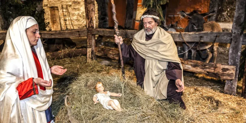The many nativity scene in Italy during Christmas celebrations