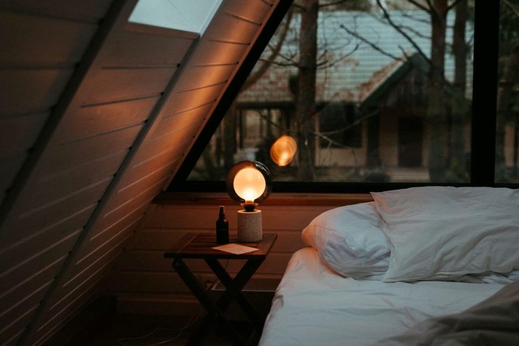 Home feel cozy with mood lighting.